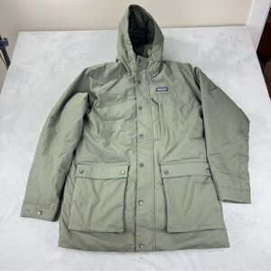 Patagonia NWT Men's Size Medium Maple Grove Down Parka Industrial Green 26810